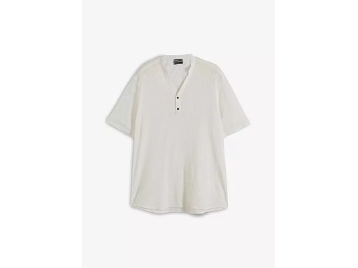 B.P.C bluza męska bawełniana ecru koszulowa 49/50.