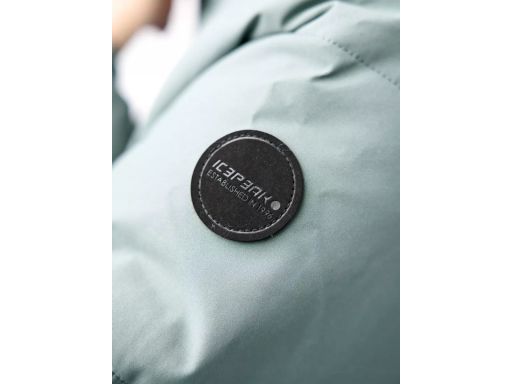 ICEPEAK Kurtka puchowa płaszcz za kolano zielony 46