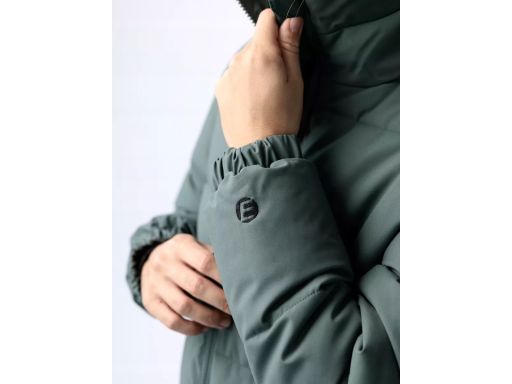 ICEPEAK Kurtka puchowa płaszcz za kolano zielony 46