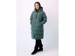 ICEPEAK Kurtka puchowa płaszcz za kolano zielony 46