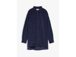 B.P.C sztruksowa koszula granatowa prosta oversize 50.