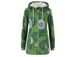 B.P.C parka przejściowa zielona we wzory damska 38.