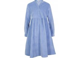 B.P.C sztruksowa sukienka indigo w fasonie A 44.