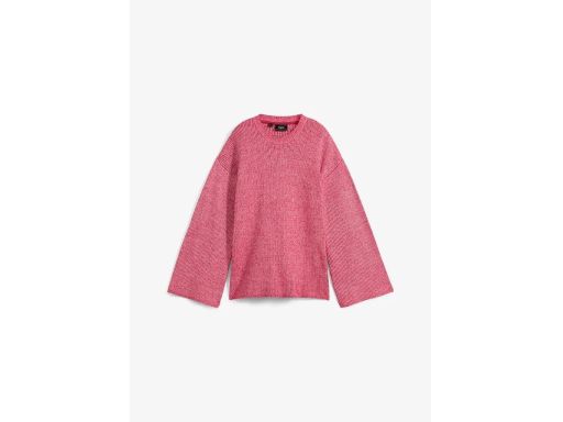 B.P.C sweter malinowy melanż 36/38.
