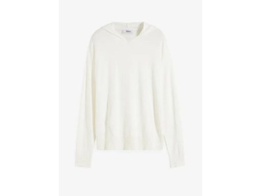 B.P.C bluza dzianinowa śmietankowa z kapturem 40/42.