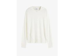 B.P.C bluza dzianinowa śmietankowa z kapturem 40/42.