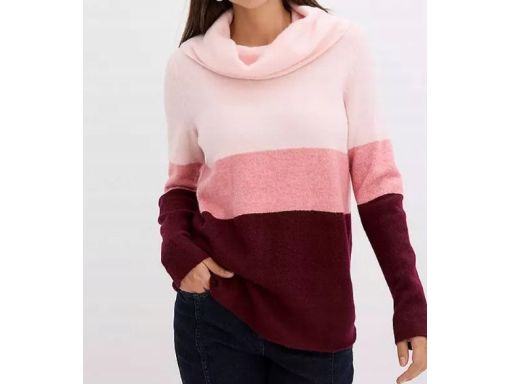 B.P.C sweter z szerokim golfem 40/42.