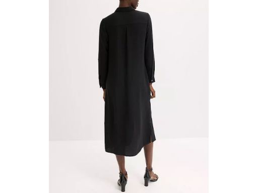 B.P.C sukienka szmizjerka czarna midi r.38
