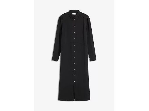B.P.C sukienka szmizjerka czarna midi r.38