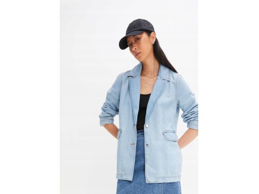 B.P.C marynarka oversize jeansowa jasnoniebieska ^44