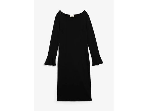B.P.C sukienka shirtowa czarna midi 52/54.