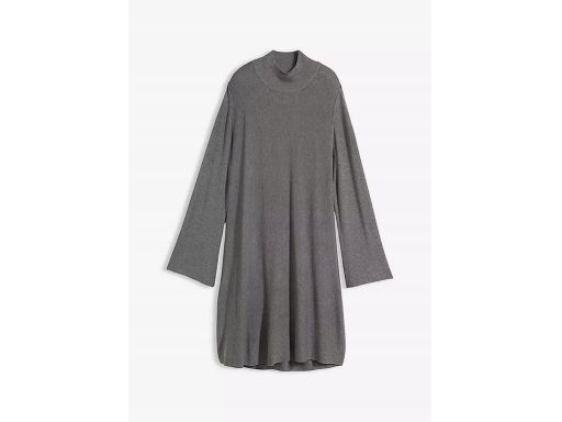 B.P.C dzianinowa sukienka szara midi r.36/38