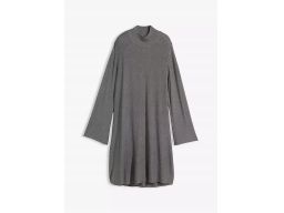 B.P.C dzianinowa sukienka szara midi r.36/38