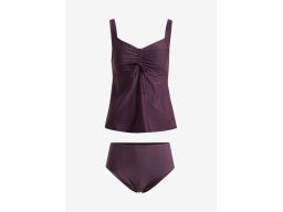 B.P.C tankini brązowo-bordowe r.44