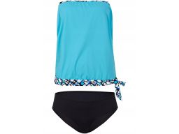 B.P.C tankini niebieskie ze wzorami 40.