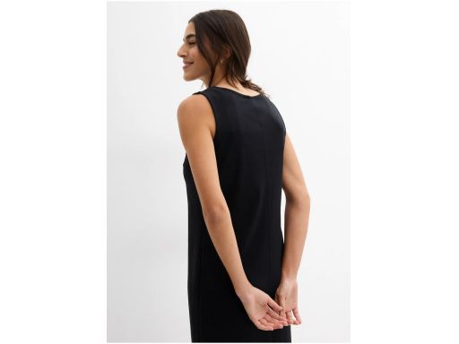 B.P.C czarna sukienka midi shirtowa r.48/50