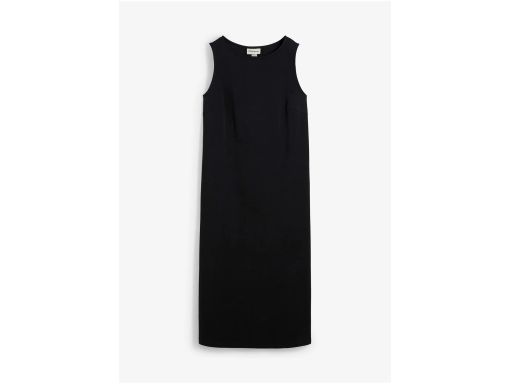 B.P.C czarna sukienka midi shirtowa r.48/50