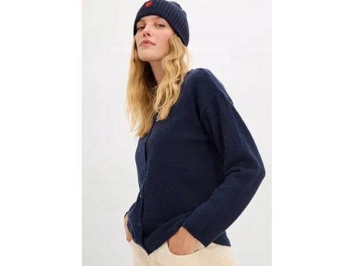 B.P.C granatowy sweter rozpinany damski r.36/38