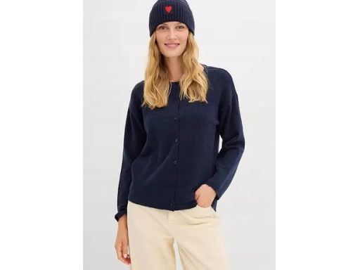 B.P.C granatowy sweter rozpinany damski r.36/38