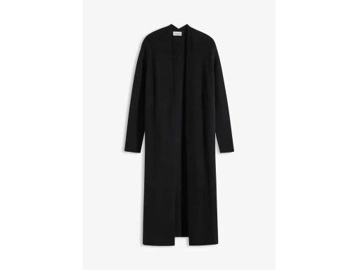 B.P.C długi sweter kardigan bez zapięcia czarny r.48/50