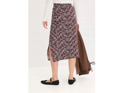 B.P.C spódnica midi z nadrukiem r.40/42