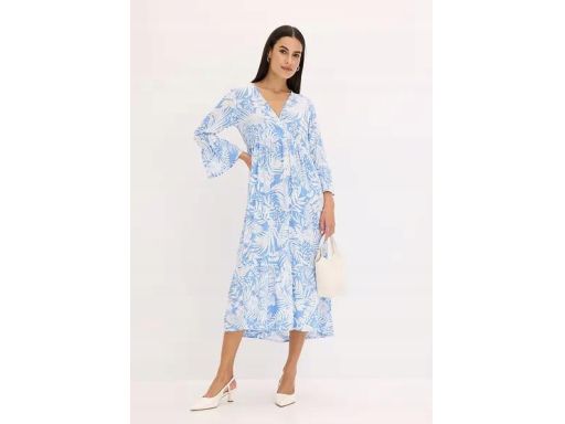 B.P.C letnia sukienka we wzory midi r.42
