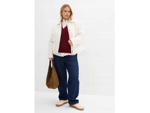 B.P.C sweter bordowy damski V r.40/42