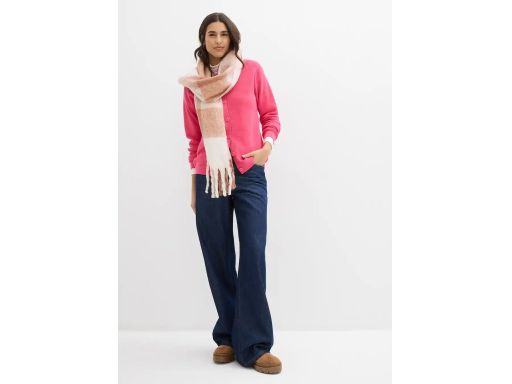 B.P.C sweter rozpinany różowy damski r.52/54