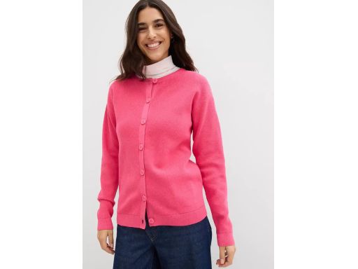 B.P.C sweter rozpinany różowy damski r.52/54