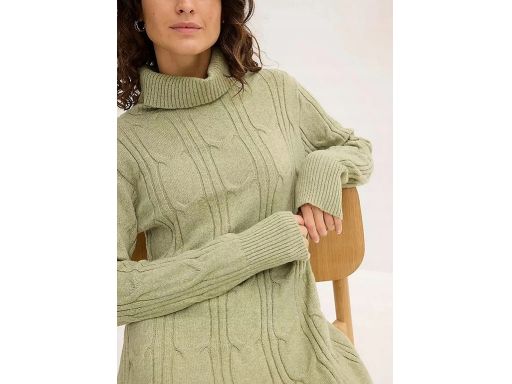 B.P.C sukienka dzianinowa midi w kolorze matchy r.36/38