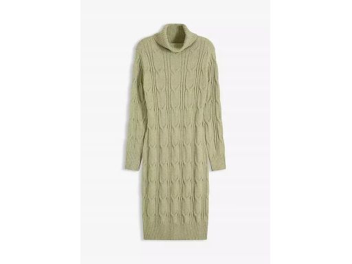 B.P.C sukienka dzianinowa midi w kolorze matchy r.36/38