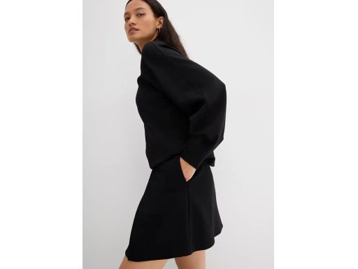 B.P.C dżersejowa spódniczka czarna mini r.40/42