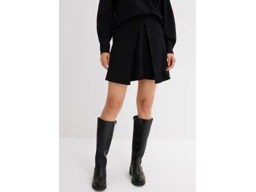 B.P.C dżersejowa spódniczka czarna mini r.40/42