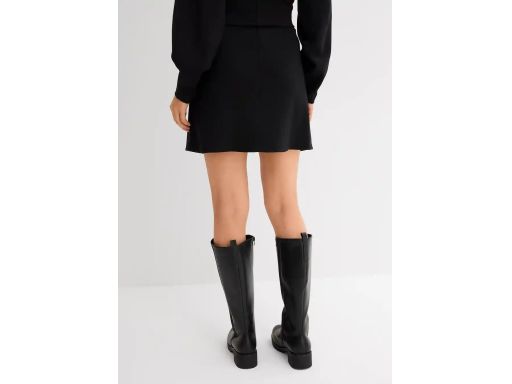 B.P.C dżersejowa spódniczka czarna mini r.40/42