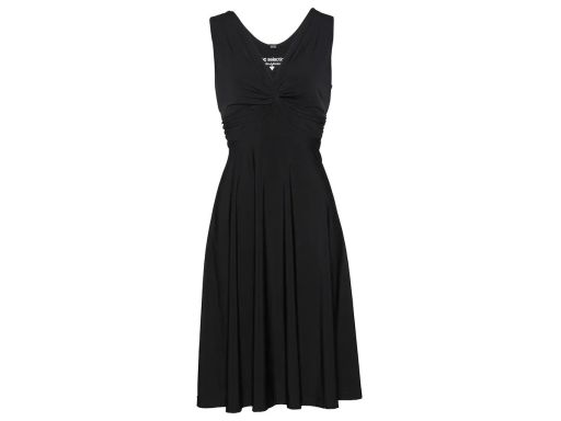 B.P.C sukienka shirtowa czarna rozkloszowana midi r.36/38