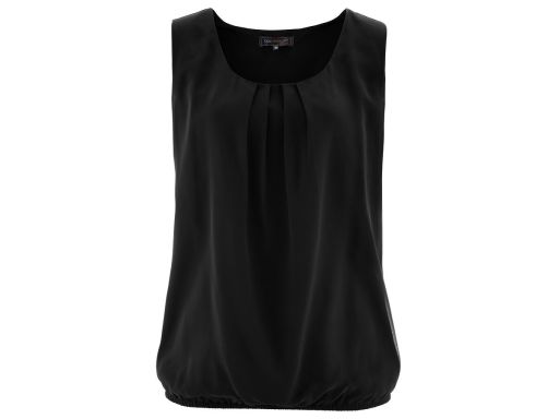 B.P.C szyfonowa bluzka top czarna r.44