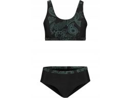 B.P.C bikini czarne we wzory khaki 44.