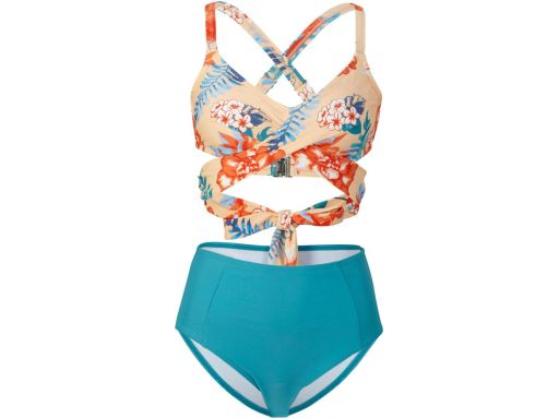 B.P.C bikini wiązane figi z wysokim stanem^44(85C)