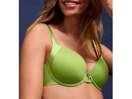 B.P.C zielony biustonosz push-up na fiszbinach ^75C