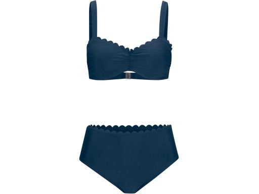 B.P.C bikini granatowe usztywniane z figami r.40(80C)
