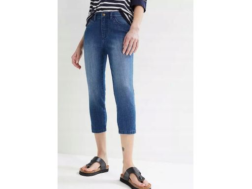 B.P.C spodnie jeansy 3/4 niebieskie ^54