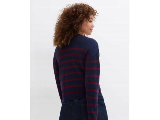 B.P.C sweter rozpinany dzianinowy w paski 44/46.
