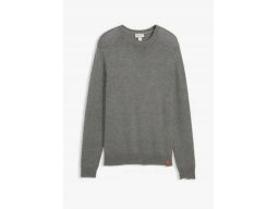 B.P.C sweter męski szary dzianinowy M.