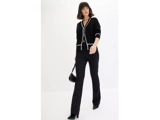 B.P.C sweter rozpinany dzianinowy w paski 48/50.