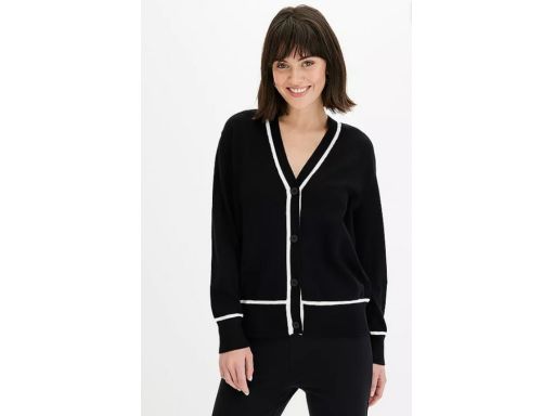 B.P.C sweter rozpinany dzianinowy w paski 48/50.