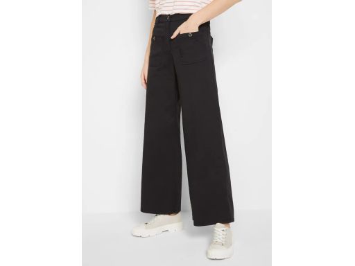 B.P.C spodnie czarne wide leg, high waist r.40