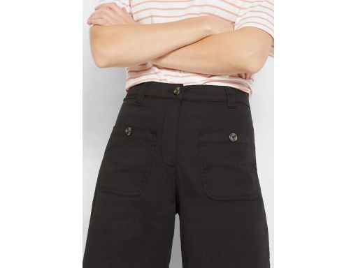B.P.C spodnie czarne wide leg, high waist r.40
