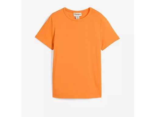 B.P.C t-shirt pomarańczowy z wiskozy 40/42.