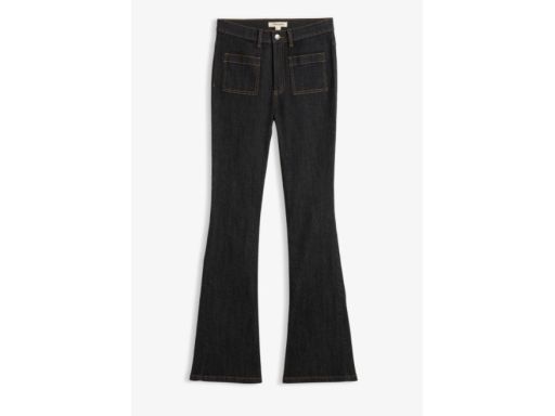 B.P.C spodnie bootcut czarny jeans 44.