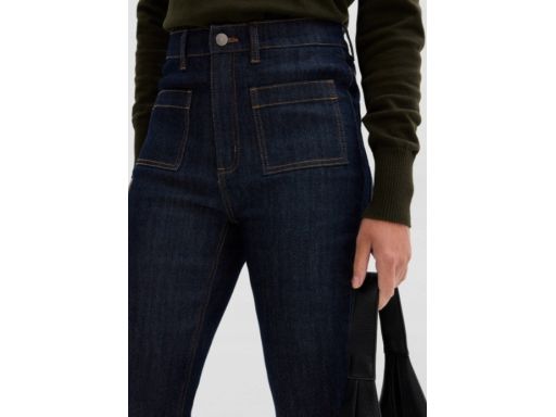 B.P.C spodnie bootcut ciemny jeans 38.